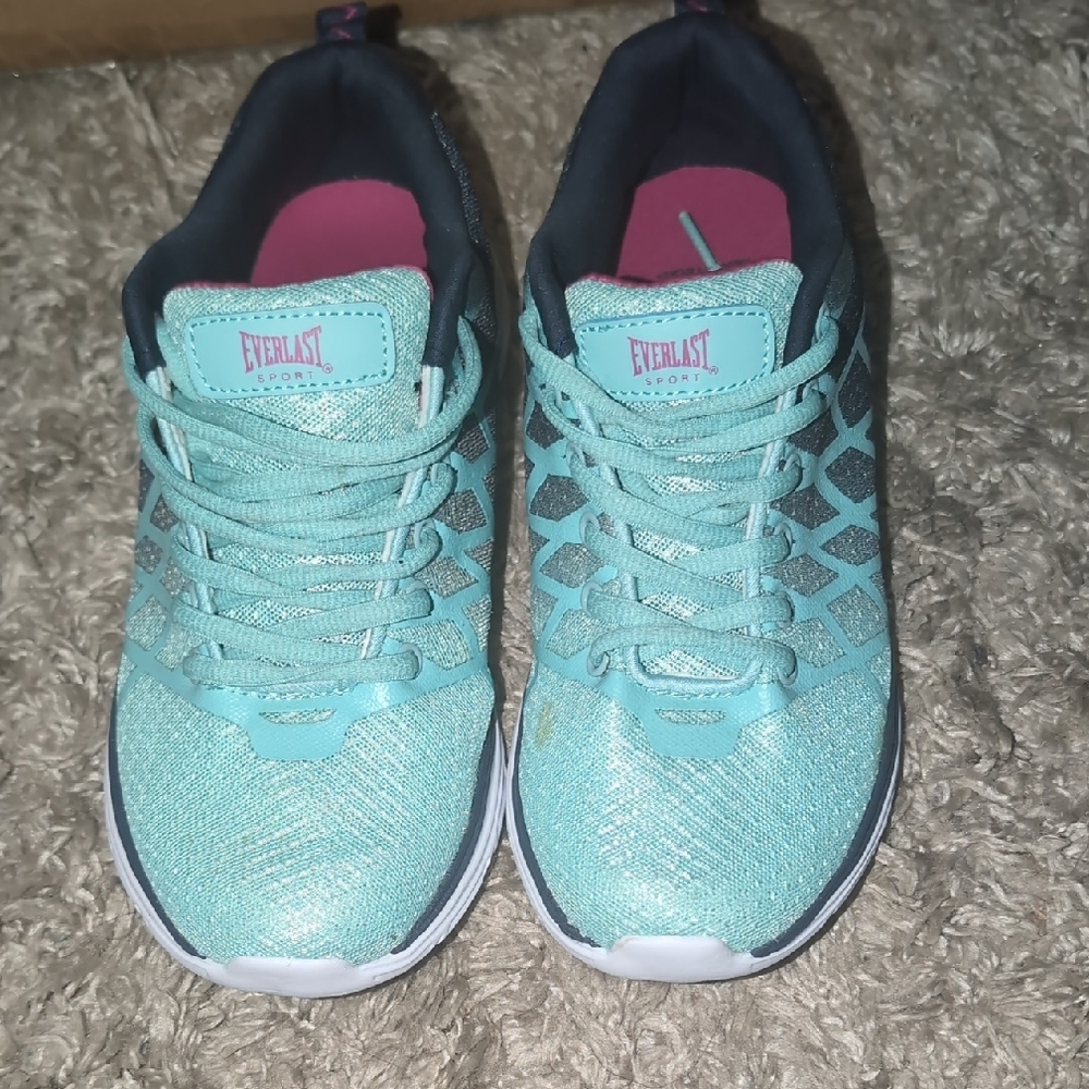 Everlast Blue Athletic Shoes Mesh Performance